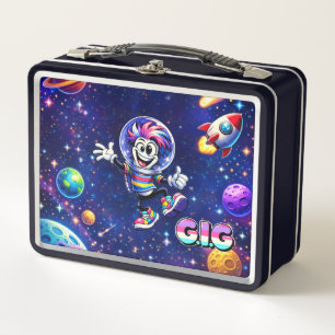 G.I.G Kids Cartoon-Markenlogo Metall Brotdose