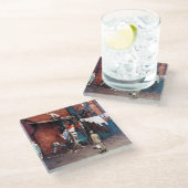 G.I. GLASUNTERSETZER (Schrägansicht)