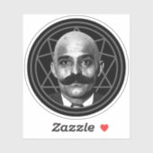 G.I. Gurdjieff The Magus (grau) Aufkleber (Blatt)