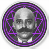 G.I. Gurdjieff The Magus (lila) Aufkleber (Vorderseite)