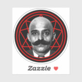 G.I. Gurdjieff The Magus (rot) Aufkleber (Blatt)