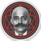 G.I. Gurdjieff The Magus (rot) Aufkleber (Vorderseite)