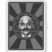 G.I. Gurdjieff The Magus - v2 (grau) Aufkleber (Vorderseite)