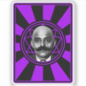 G.I. Gurdjieff The Magus - v2 (lila) Aufkleber (Vorderseite)