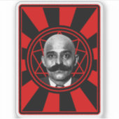 G.I. Gurdjieff The Magus - v2 (rot) Aufkleber (Vorderseite)