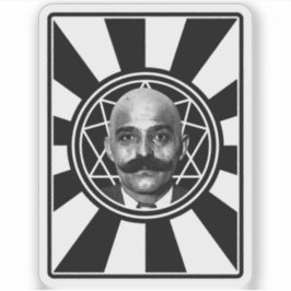 G.I. Gurdjieff The Magus - v2 (weiß) Aufkleber