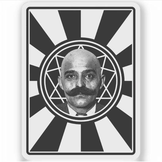 G.I. Gurdjieff The Magus - v2 (weiß) Aufkleber (Vorderseite)