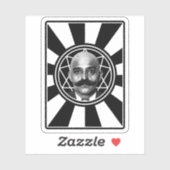 G.I. Gurdjieff The Magus - v2 (weiß) Aufkleber (Blatt)