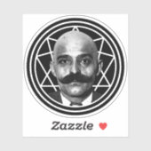 G.I. Gurdjieff The Magus (weiß) Aufkleber (Blatt)