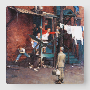 G.I. QUADRATISCHE WANDUHR