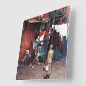 G.I. QUADRATISCHE WANDUHR (Winkel)