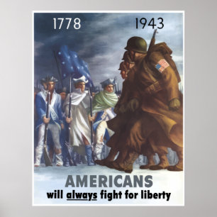 G.I.s und Minutemen -- Grenze Poster