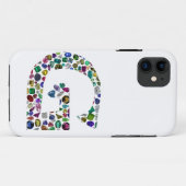 G Initial Gemstone Design Case-Mate iPhone Hülle (Rückseite (Horizontal))