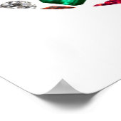 G Initial Gemstone Design Poster (Ecke)