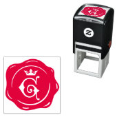 G - Initialbuchstabe des antiken Wachs Siegel Goth Permastempel (Beispiel)