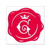 G - Initialbuchstabe des antiken Wachs Siegel Goth Permastempel (Design)