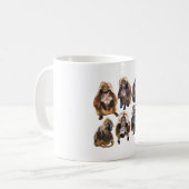 G ist für Gelada Kaffeetasse (Vorderseite Links)