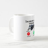G ist für Gibbon Kaffeetasse (Vorderseite Links)