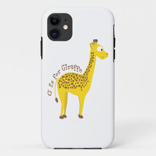 G ist für Giraffe Case-Mate iPhone Hülle (Rückseite)