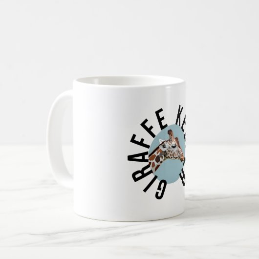 G ist für Giraffe Keeper Kaffeetasse (Vorderseite Links)