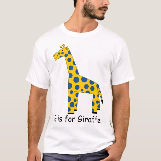 G ist für Giraffe T-Shirt (Vorderseite)