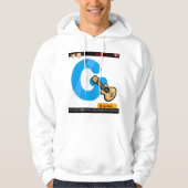G ist für Gitarre Hoodie (Vorderseite)