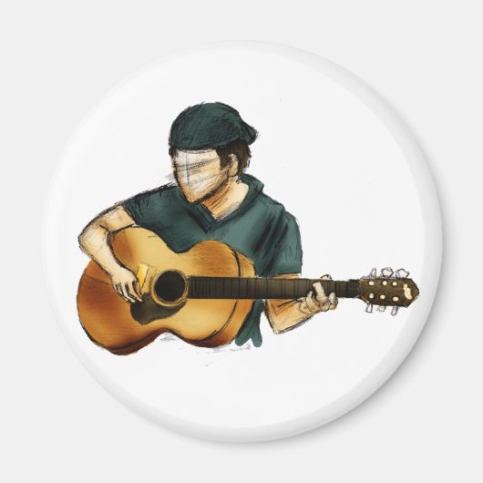 G ist für Gitarre Magnet (Vorne)