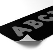 G ist für Gitarre Poster (Ecke)