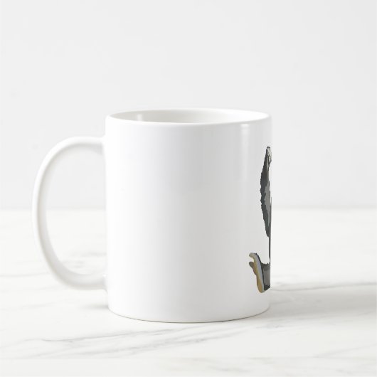 G ist für Gorilla Female Kaffeetasse (Links)