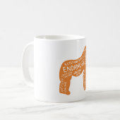 G ist für Gorilla Kaffeetasse (Vorderseite Links)