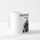 G ist für Gorilla Kaffeetasse (Vorderseite Links)