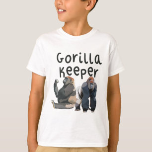 G ist für Gorilla Keeper T-Shirt