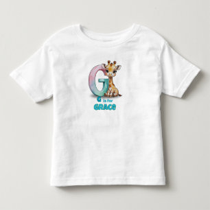 G ist für Grace - Personalisierter Kleinkind-T - S Kleinkind T-shirt