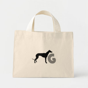 g ist für Grauhaus-Tasche Mini Stoffbeutel