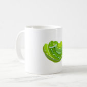 G ist für Green Tree Python Kaffeetasse (Vorderseite Links)