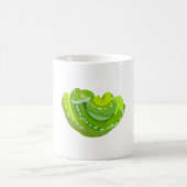 G ist für Green Tree Python Kaffeetasse (Mittel)