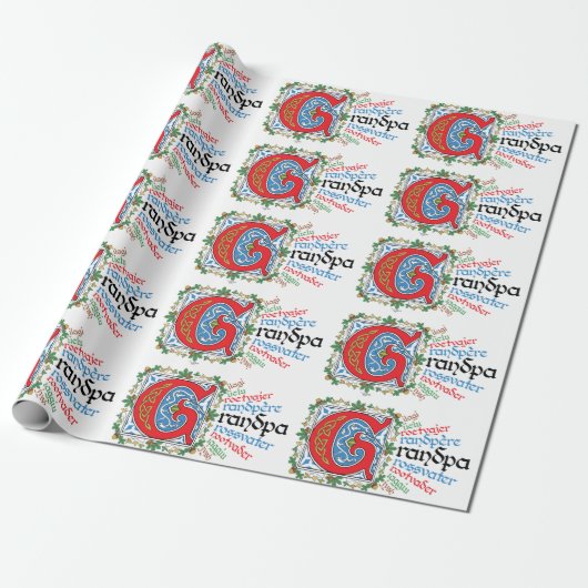 G ist für Großpackpapier Geschenkpapier (Ungerollt)