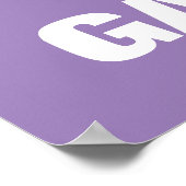 G ist für Grover | Name hinzufügen Poster (Ecke)