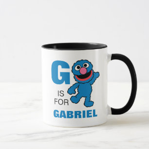 G ist für Grover Name hinzufügen Tasse