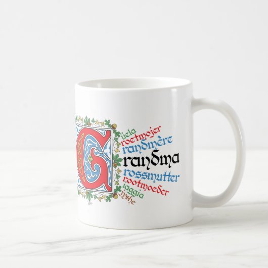 G ist für Oma Tasse (Rechts)