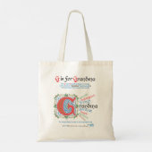 G ist für Oma Tote Bag Tragetasche (Rückseite)