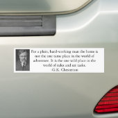 G.K. Chesterton Autoaufkleber (Auf Auto)