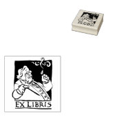 G.K.Chesterton Buchzeichen Briefmarke Gummistempel (Stempel)