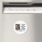 G.K. Chesterton Dead Thing Stream Living Things Magnet (In Situ (Geschirrspüler))