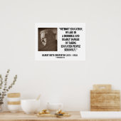 G.K. Chesterton Education Deadly Danger Seriously Poster (Küche)