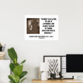 G.K. Chesterton Education Deadly Danger Seriously Poster (Heimbüro)