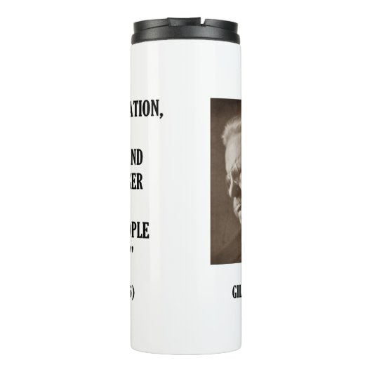 G.K. Chesterton Education Deadly Danger Seriously Thermosbecher (Rückseite)