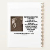 G.K. Chesterton Great Scheme Experiment des Seins Planer (Rückseite)