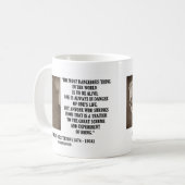 G.K. Chesterton Great Scheme Experiment of Seing Kaffeetasse (Vorderseite Links)