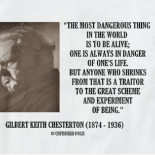 G.K. Chesterton Great Scheme Experiment of Seing T-Shirt